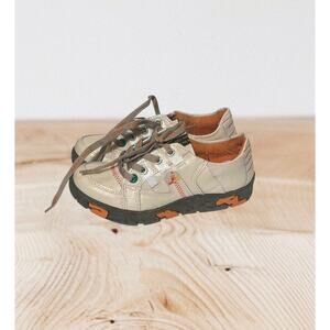 TMA EYES Genuine Leather Women's Flat Fashion Sneaker Size 7